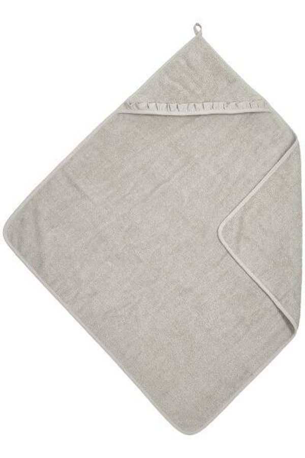 Meyco BADCAPE BADSTOF RUFFLE - GREIGE - 80X80CM