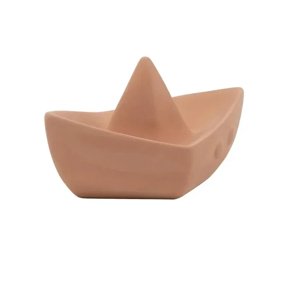 123. Nattou Badspeeltje Boot Natuurlijk Rubber oranje