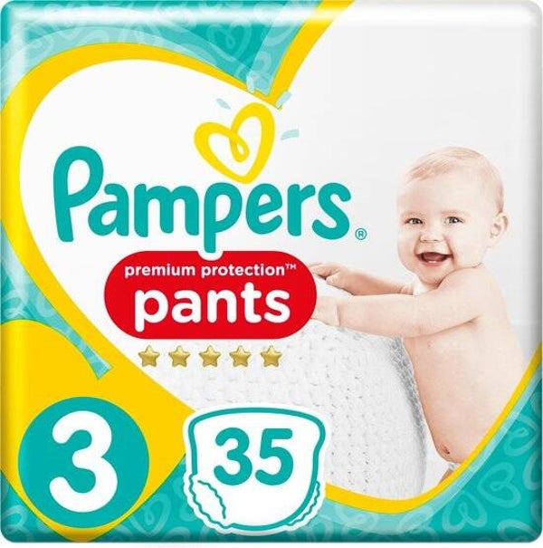 Pampers - Premium Protection Pants - Maat 3 - 35 stuks - 6/11KG