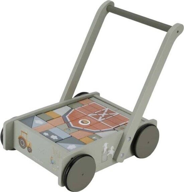 36. Little Dutch - Houten Blokkenkar - Little Farm