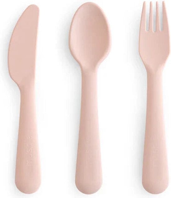 Mushie Kinderbestek Set Diner Blush