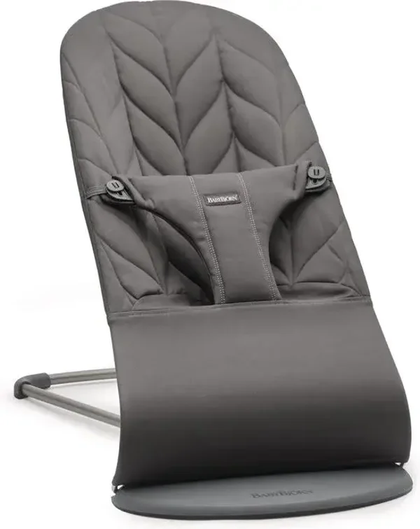 138. Babybjorn Bouncer Bliss Woven, Petal quilt Anthracite