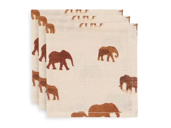 Jollein Hydrofiel Monddoekje Savannah - 3 Stuks