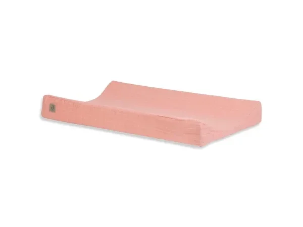 129. Jollein Aankleedkussenhoes Wrinkled 50x70cm - Rosewood