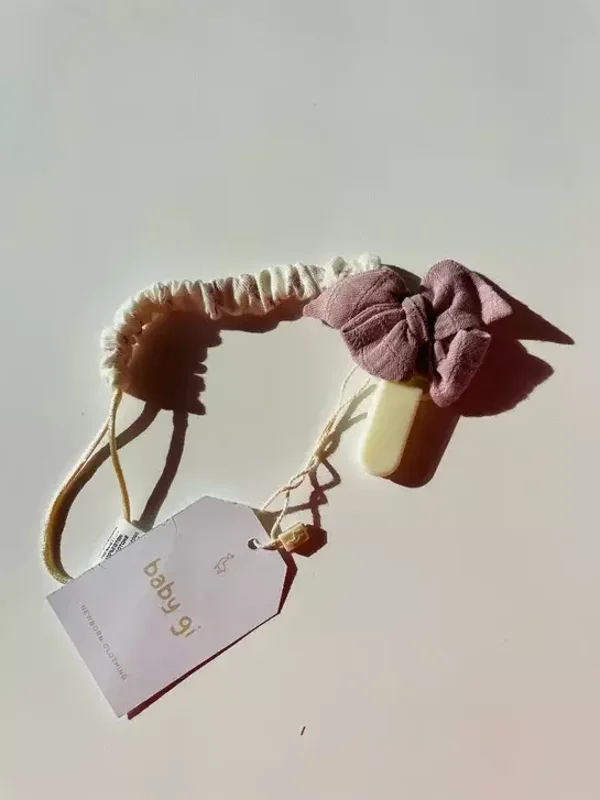 Baby Gi fopspeen lint bow lily