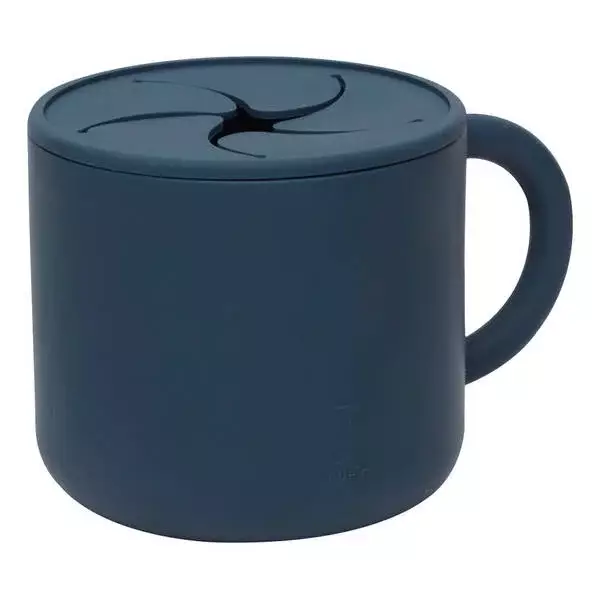 6. Snack cup jeans blue