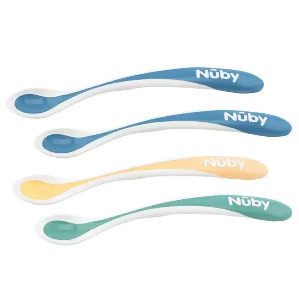 88. Gepatenteerde warmtegevoelige lepel – 4 pack - grijs- 3m+