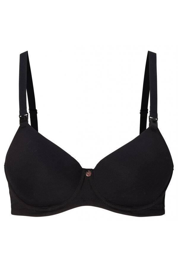 Noppies Voorgevormde voedingsbh Cotton Melange - Black