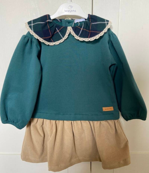 Laranjinha jurk green