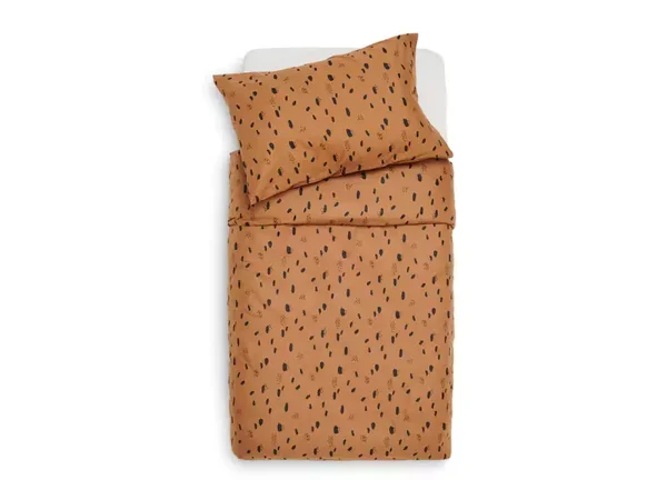 Jollein Dekbedovertrek met sloop Spot 100x135/140cm - Caramel