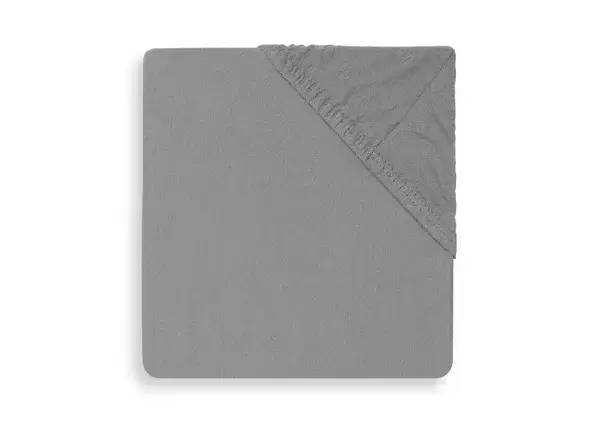 138. Jollein Hoeslaken Boxmatras Jersey 75x95cm - Storm Grey 2st