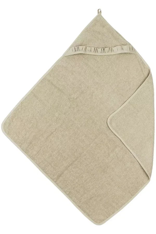 Meyco BADCAPE BADSTOF RUFFLE - SAND - 80X80CM