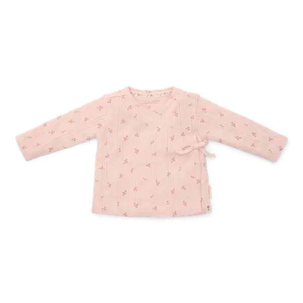 137. Little dutch overslag truitje roze maat 44