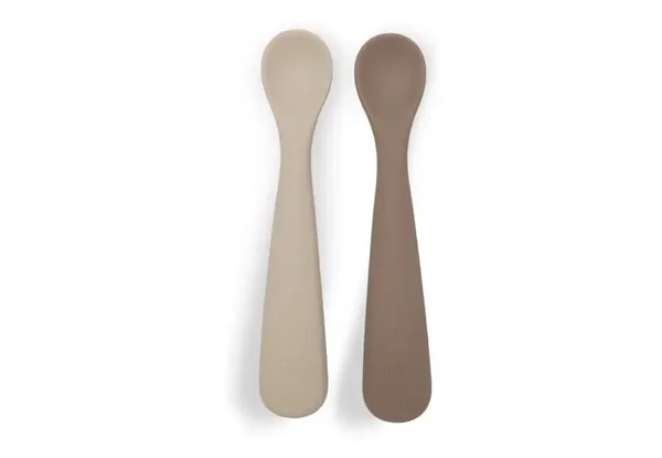 Jollein Siliconen Lepeltje - 2-Pack Natural