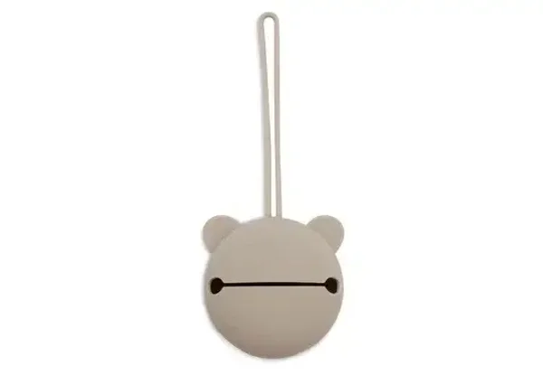 126. Jollein Siliconen Speenhouder Ø7cm - Olive Green