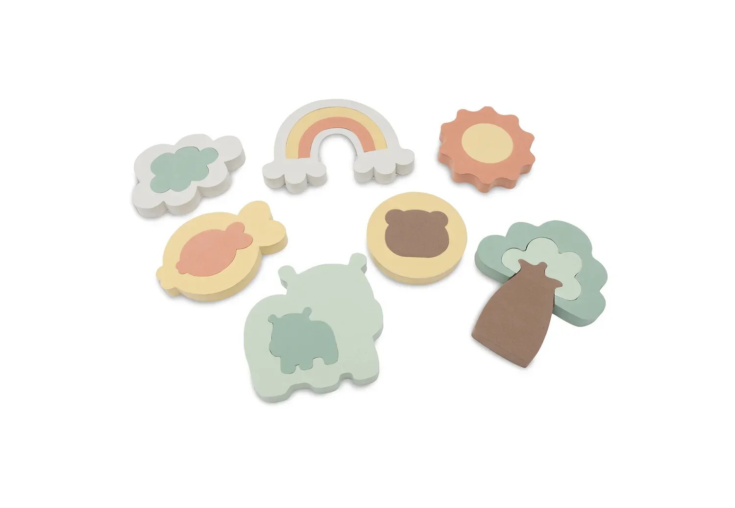 Jollein Bath Foam Puzzle Kangaroots