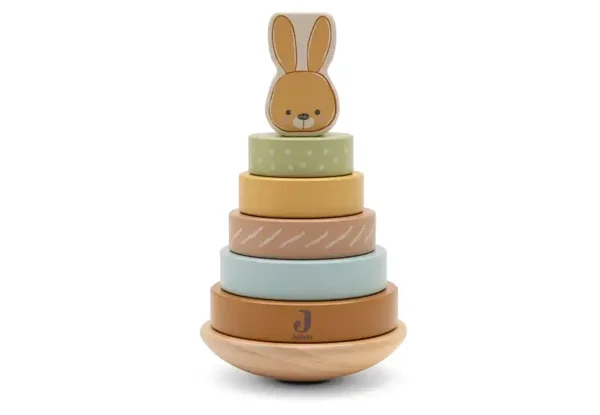 jollein Houten Tuimelstapelaar - Bunny Luz
