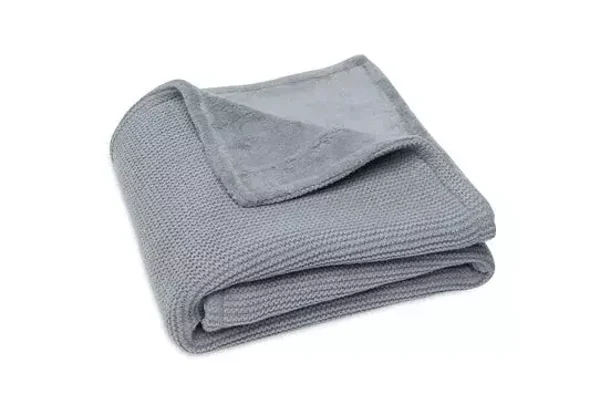 7. Jollein blanket 100X150cm storm grey fleece
