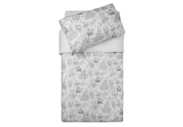 Jollein Dekbedovertrek met sloop 100x135/140cm Pimpelmees - Forest Animals