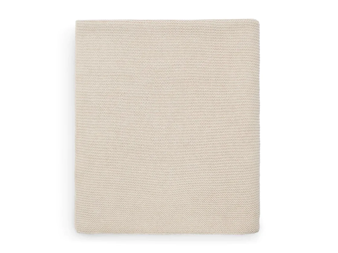 Jollein Deken Wieg 75x100cm Basic Knit - Nougat