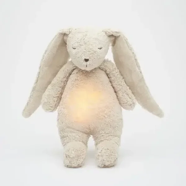 143. Moonie BUNNY SAND NATUR - ORGANIC HUMMING BUNNY WITH A LAMP