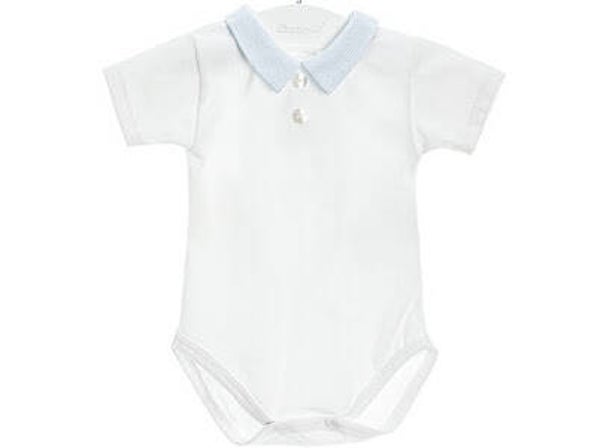 Coccodé body met blauwe kraag9