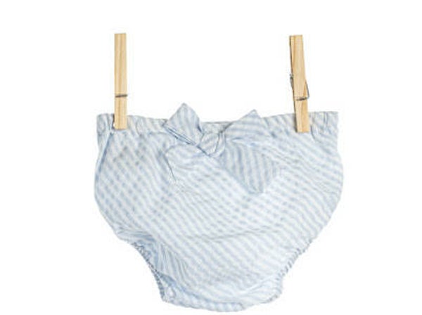 Coccodé bloomer met blauwe streepjes en strik