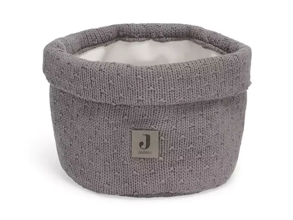 Jollein Commodemandje Bliss Knit - Storm Grey