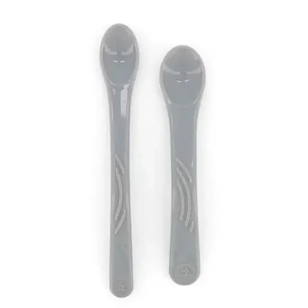 twistshake lepel set van 2 grijs