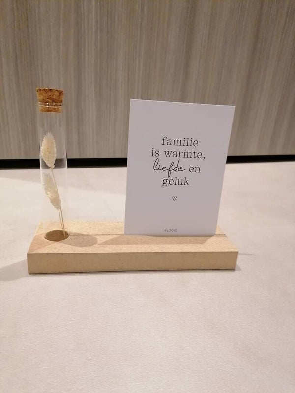 Familie is warmte, liefde en geluk