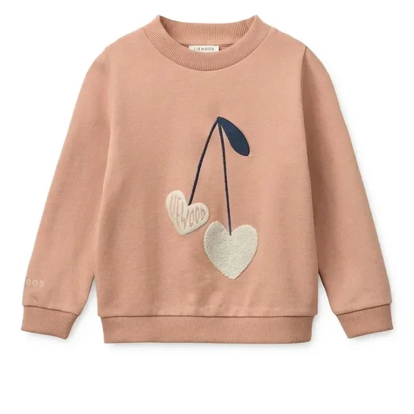 120. Liewood Thora Sweatshirt Sweethearts / Pale tuscany