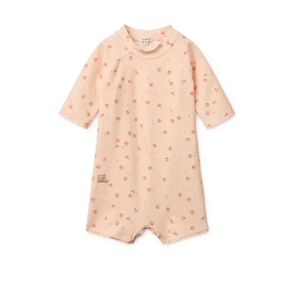 Liewood Thor Baby Swim Jumpsuit Mini Butterfly / Apple blossom