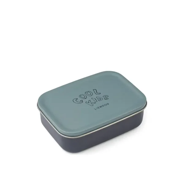 Liewood Nina Stainless Steel Lunchbox Cool kids / Dusty peppermint