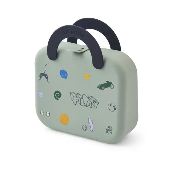Liewood Elara Foldable Lunchbox Play / Dusty Peppermint