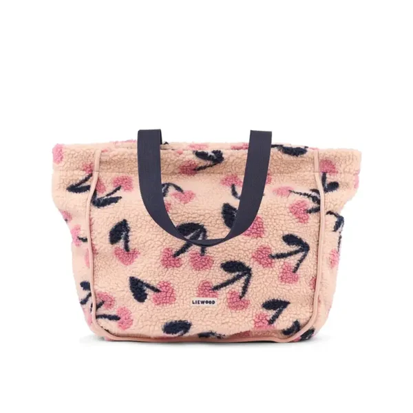Liewood Reed Pile Tote Bag Mega Cherry heart / Rosey