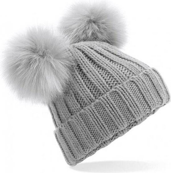 Beechfield muts grijs