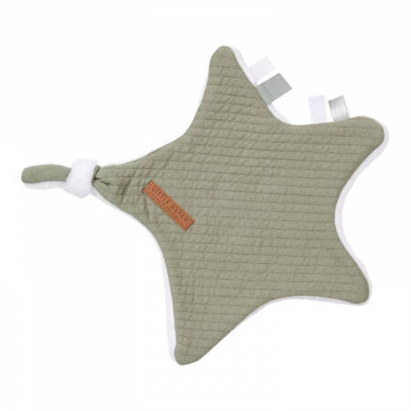 Little dutch Knuffeldoek ster Pure Olive