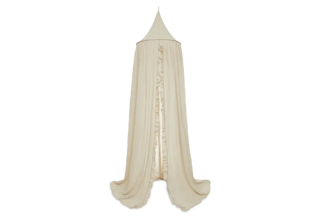 Jollein Klamboe Vintage Ruffle 245cm - Nougat