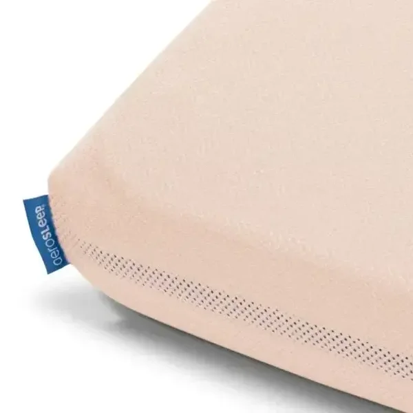 65. AeroSleep® hoeslaken peach 60x120cm