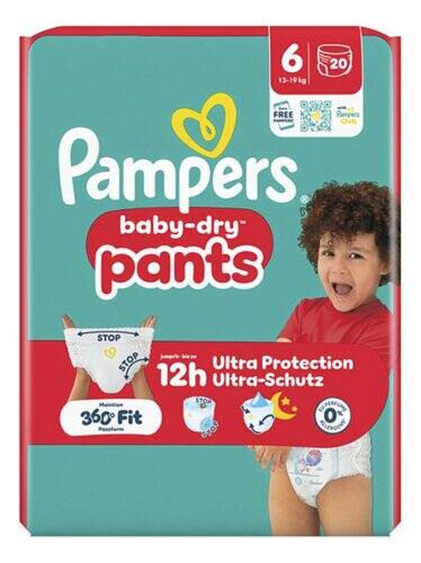 PAMPERS Baby dry pants M6 20st