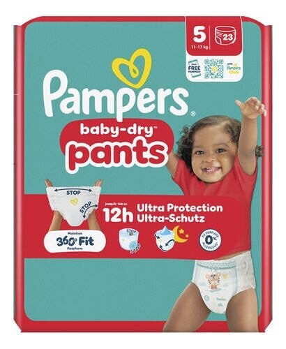 PAMPERS Baby dry pants M5 23st
