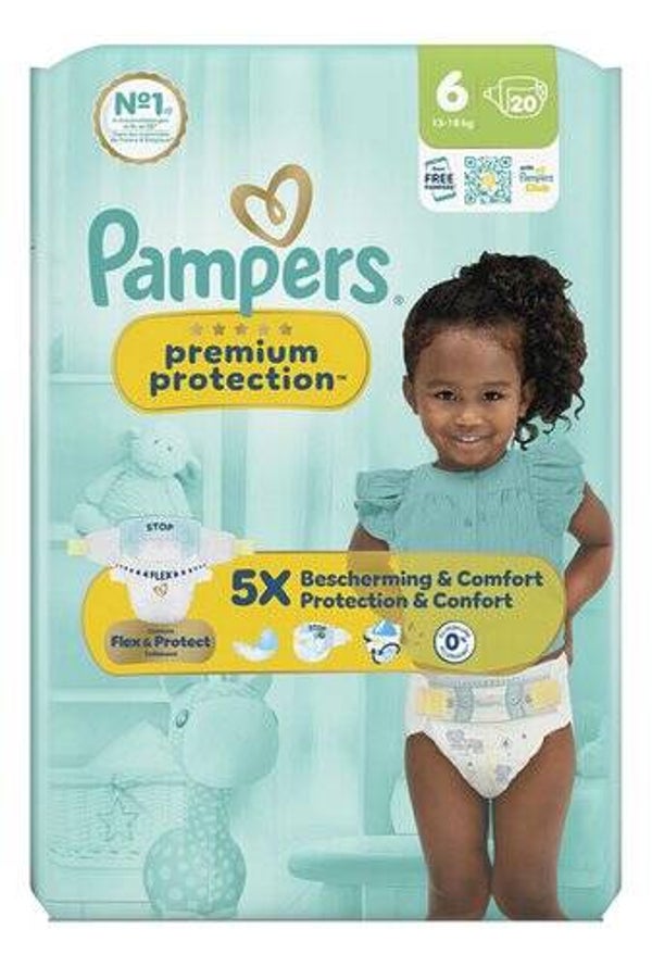 PAMPERS Prem.prot.luiers M6 20st