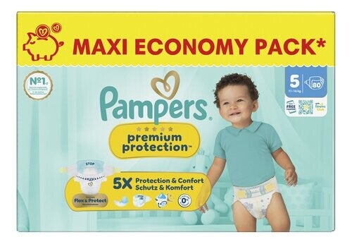 PAMPERS Prem.prot.luiers M5 80st