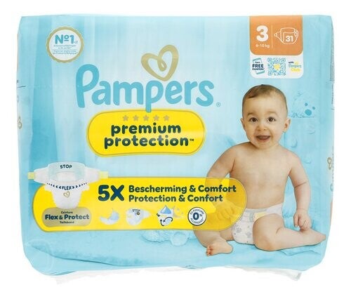 PAMPERS Prem.prot.luiers M3 31st