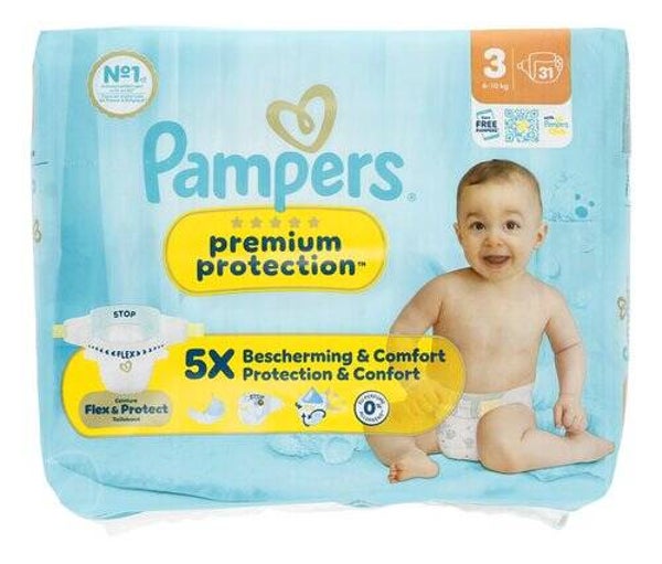 PAMPERS Prem.prot.luiers M3 31st