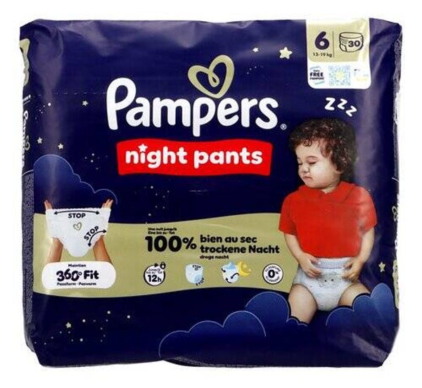 PAMPERS baby dry night pants M6 30st