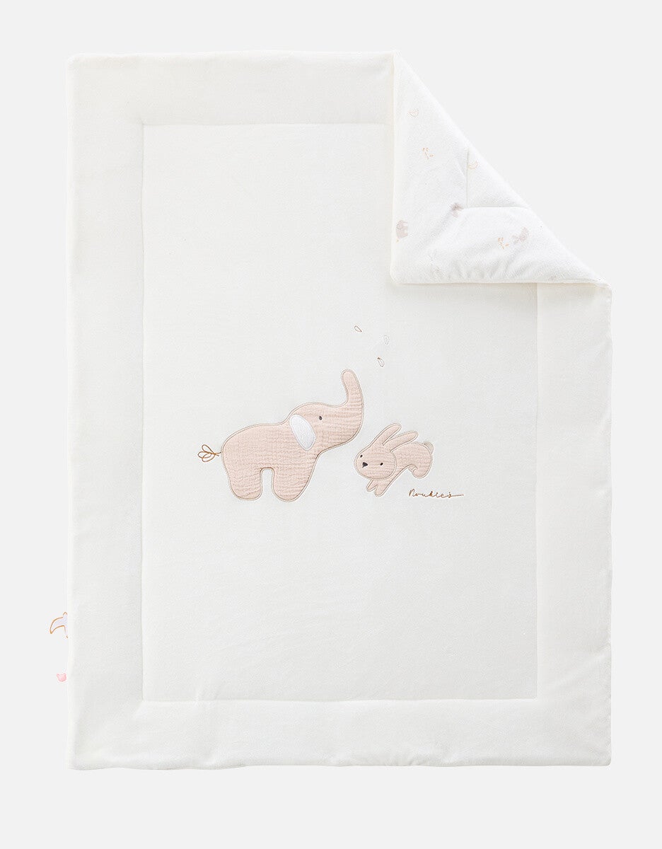 Noukie's Deken 75x100cm, Veloudoux® - Bali en Moka