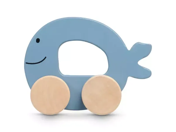 Jollein Houten Speelgoedauto - Sea Animal - Blue