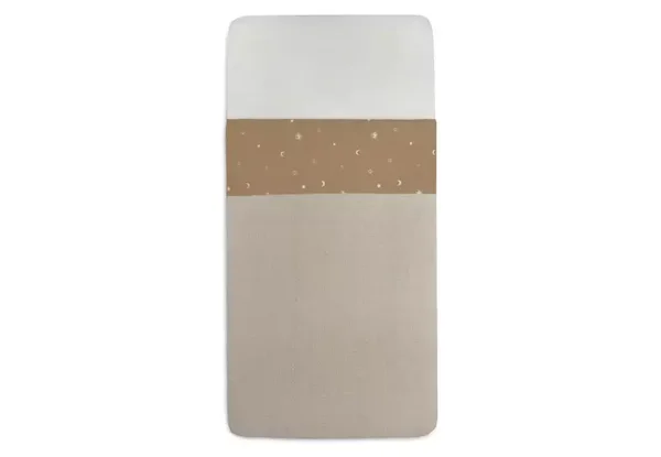 Jollein Laken Ledikant 120x150cm Stargaze - Biscuit