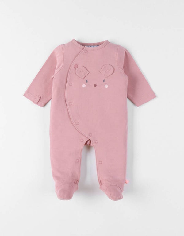 Noukie's Baby Pyjama, Jersey roze muisje
